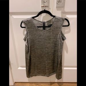 Rag & Bone- silver metallic top- size small